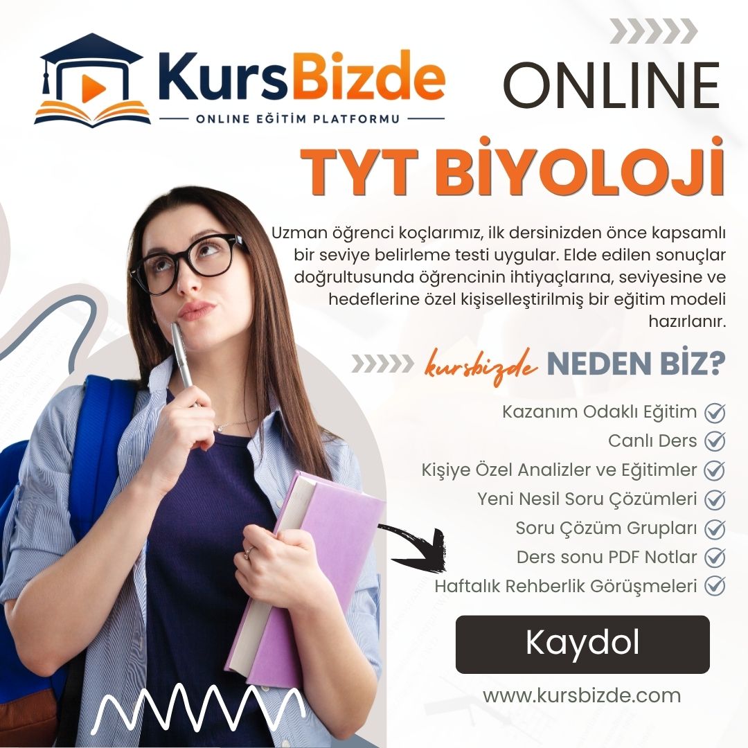TYT-BİYOLOJİ-Online-Özel-Ders-Kursbizde