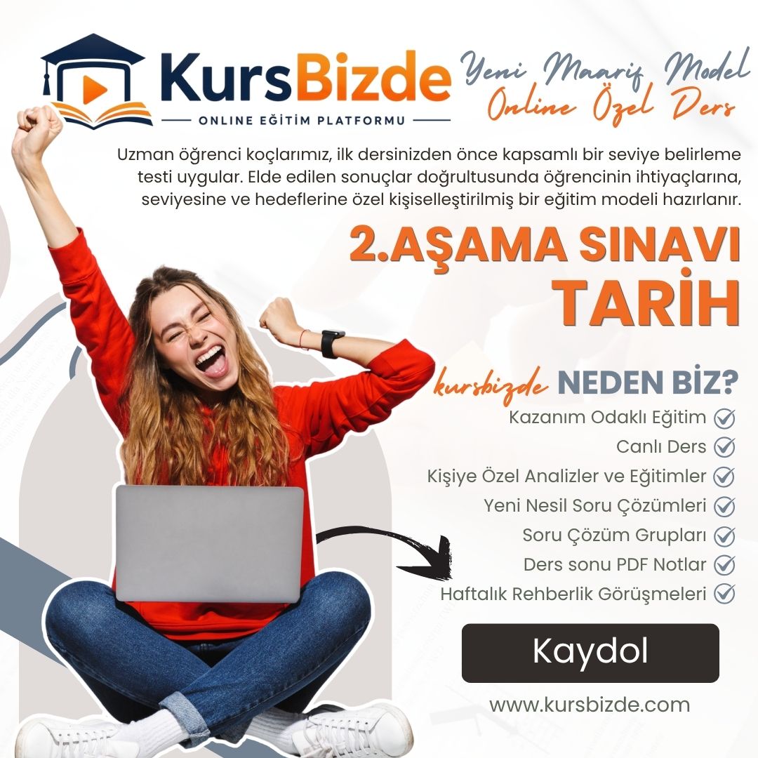 2.Aşama Sınavı Maarif Model Tarih-Online-Özel-Ders-Kursbizde