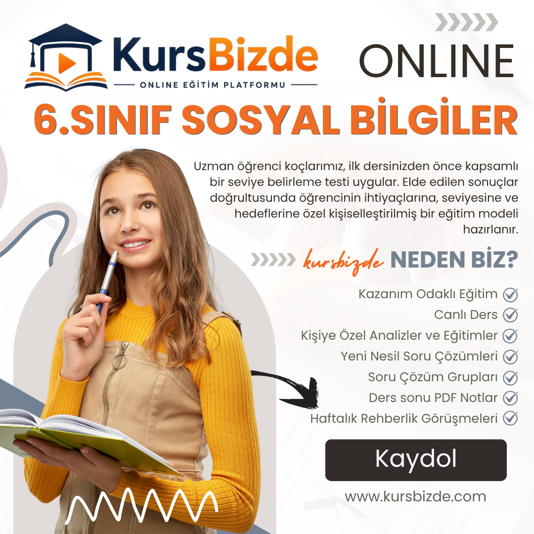 6.sınıf-Sosyal-Online-Özel-Ders-Kursbizde