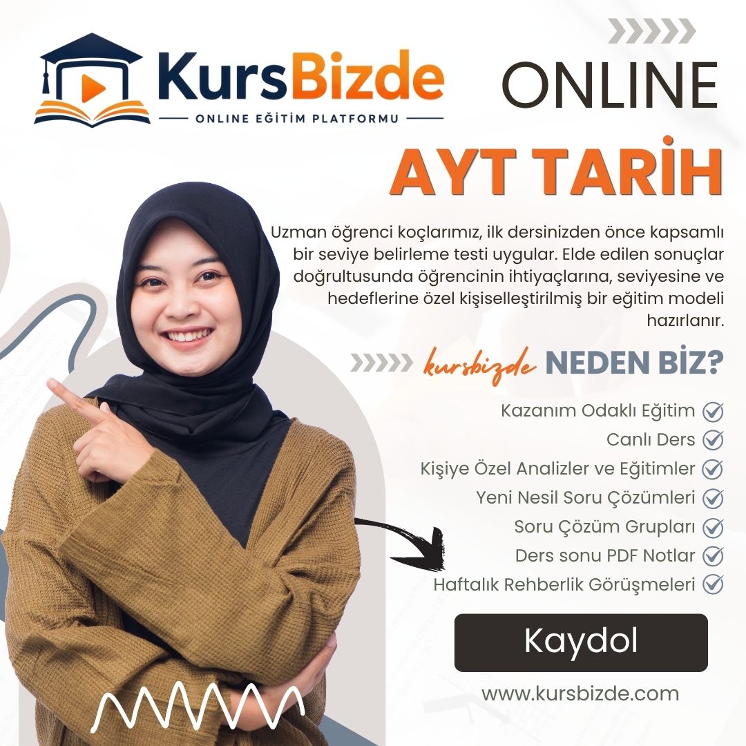 AYT-TARİH-Online-Özel-Ders-Kursbizde