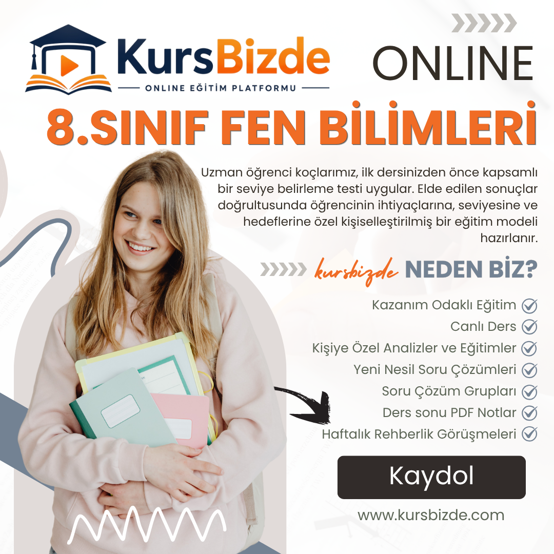 LGS-FEN BİLİMLERİ-Online-Özel-Ders-Kursbizde